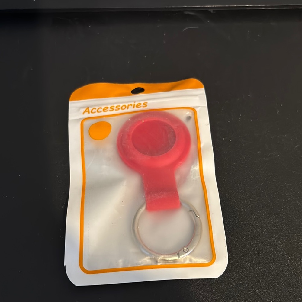 Red Keychain Holder for Cell Phones